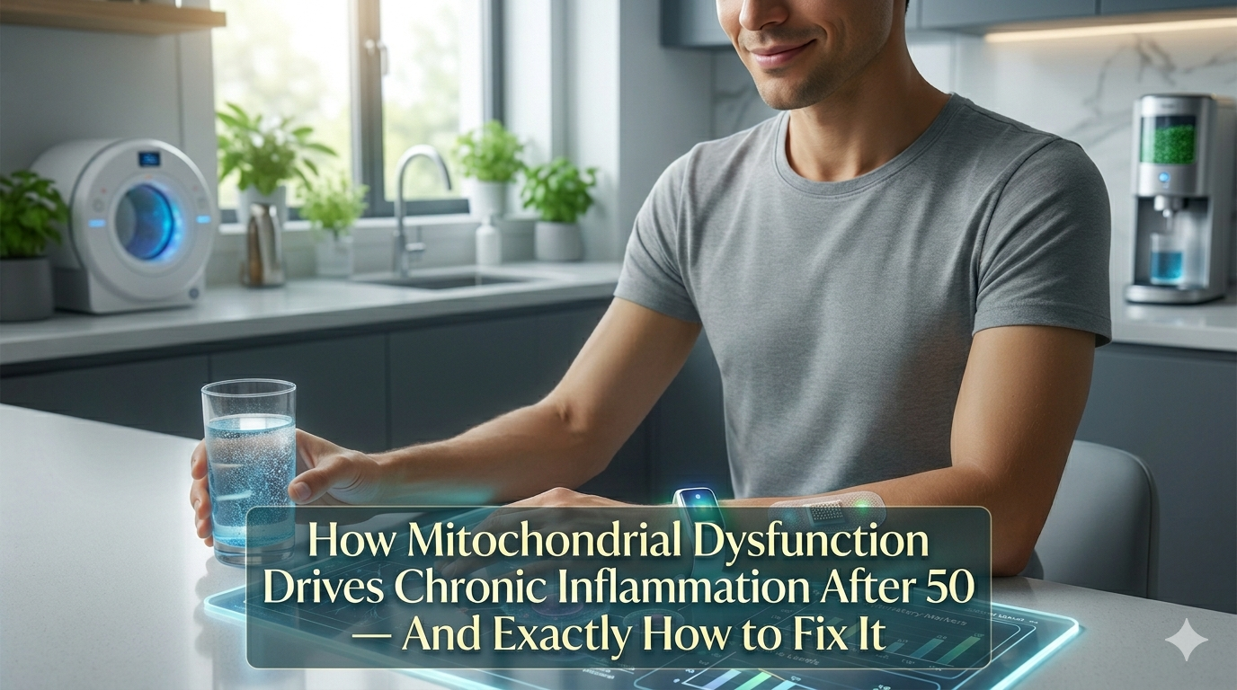 How Mitochondrial Dysfunction Drives Chronic Inflammation After 50 — And Exactly How to Fix It