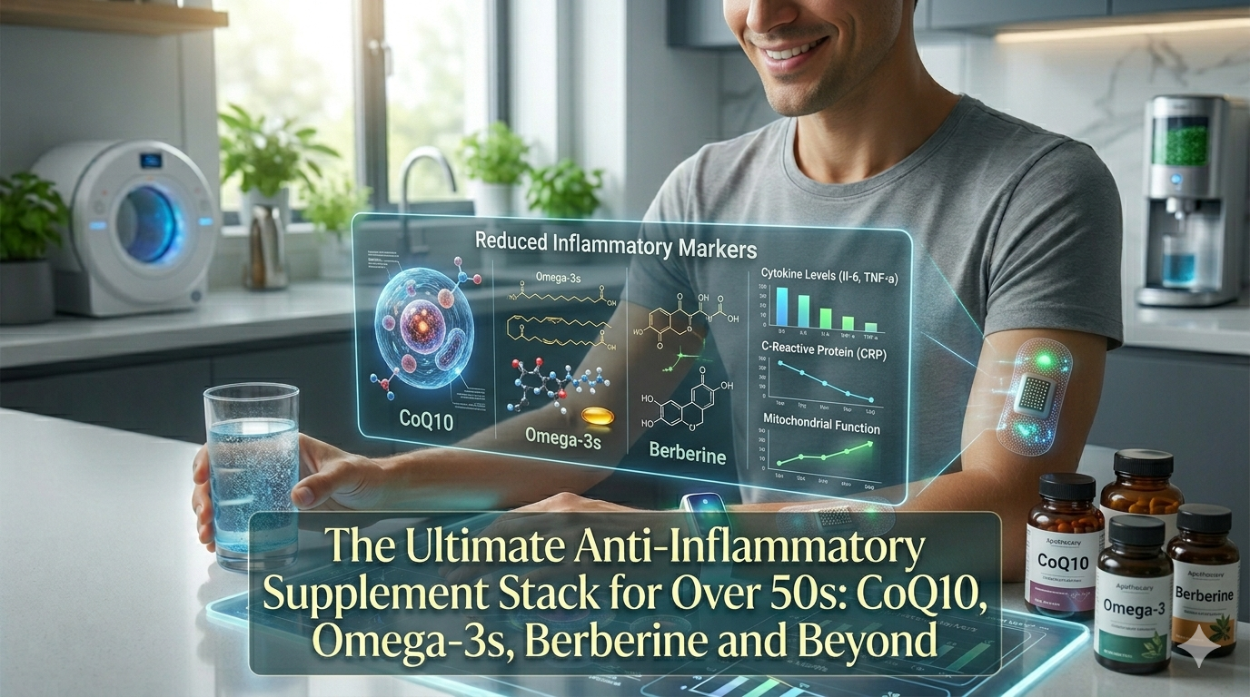 The Ultimate Anti-Inflammatory Supplement Stack for Over 50s: CoQ10, Omega-3s, Berberine and Beyond