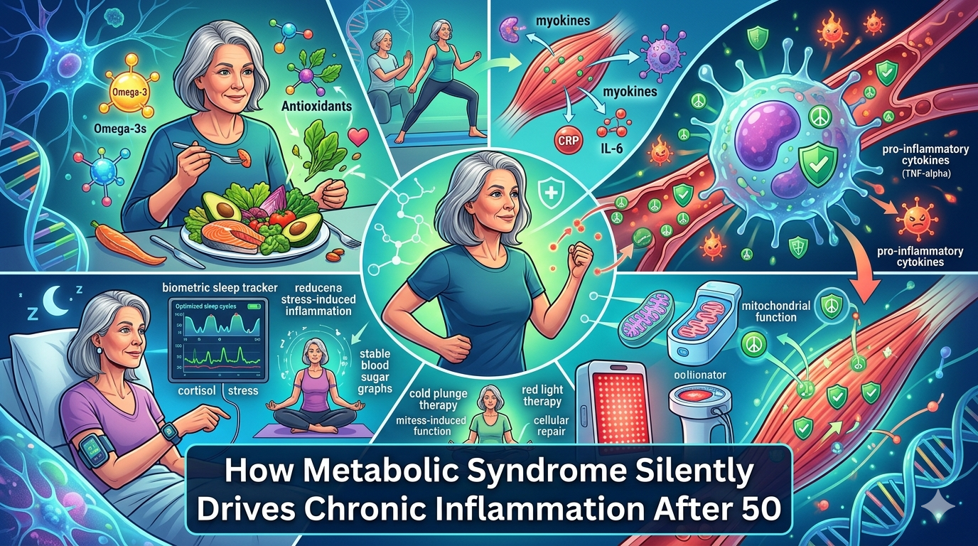 How Metabolic Syndrome Silently Drives Chronic Inflammation After 50