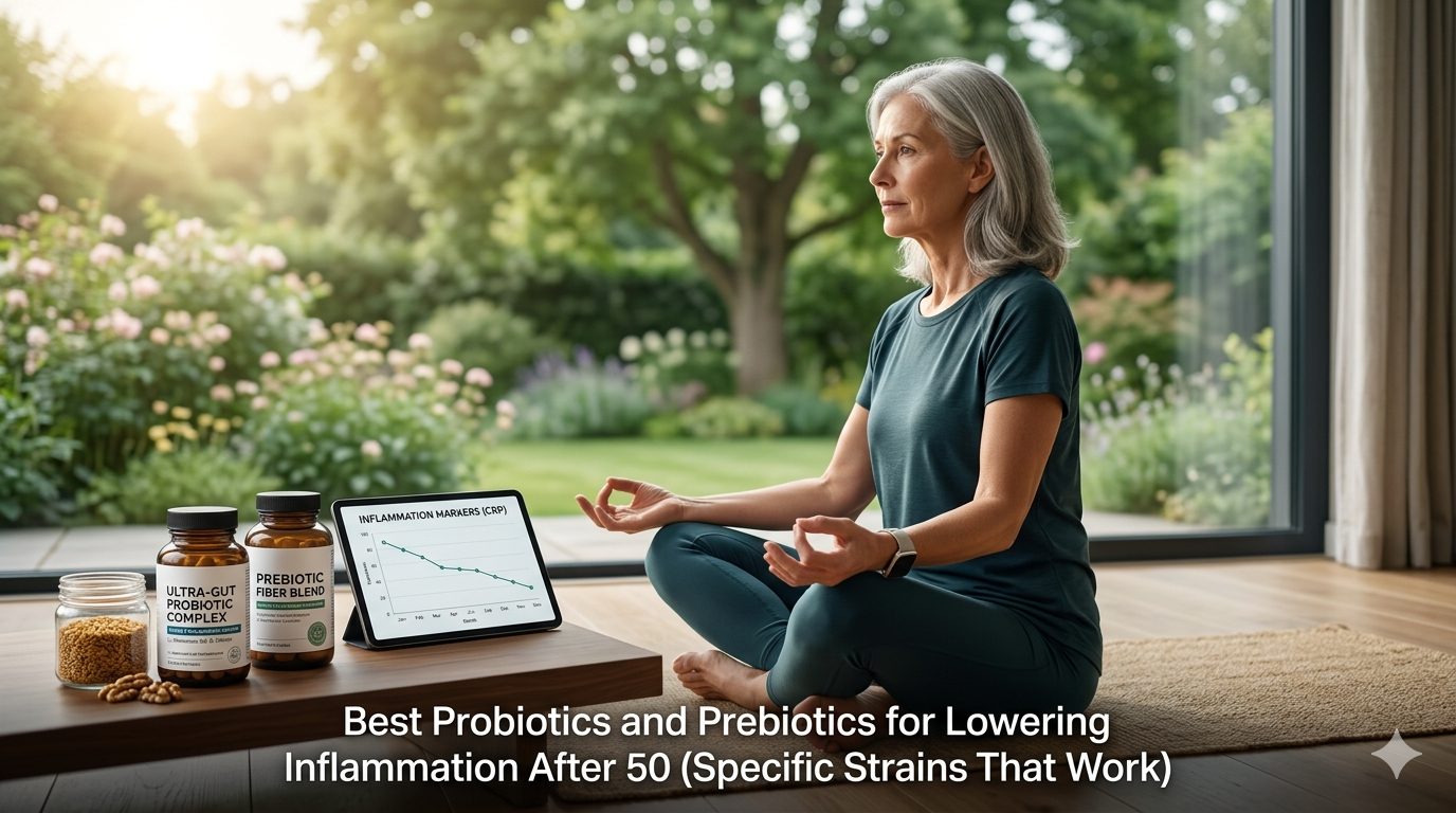 Best Probiotics and Prebiotics for Lowering Inflammation After 50 (Specific Strains That Work) Best Probiotics and Prebiotics for Lowering Inflammation After 50 (Specific Strains That Work)