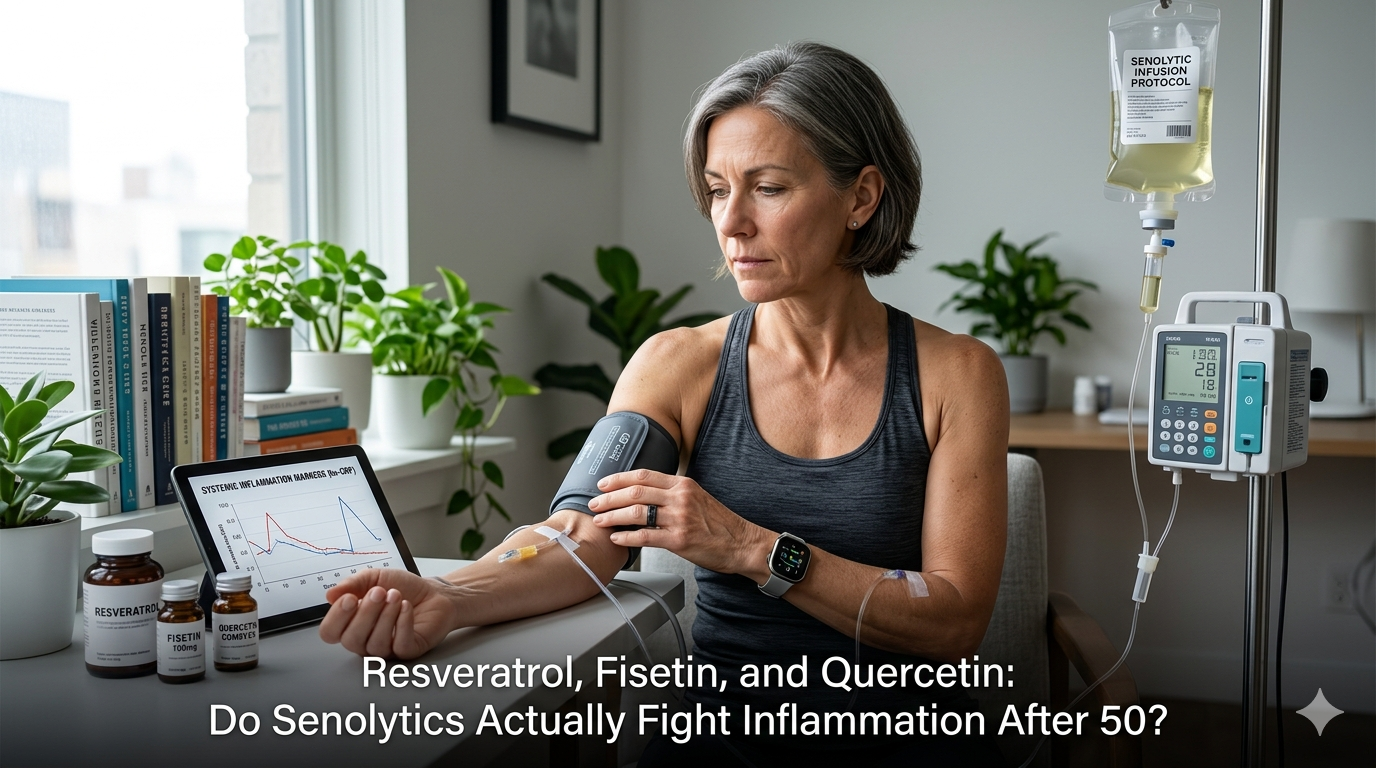Resveratrol, Fisetin, and Quercetin: Do Senolytics Actually Fight Inflammation After 50?