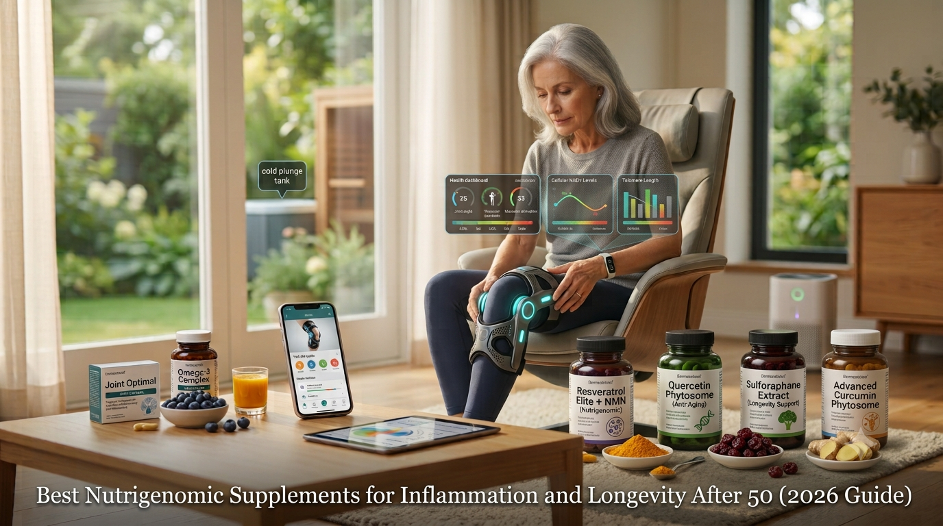 Best Nutrigenomic Supplements for Inflammation and Longevity After 50 (2026 Guide) Best Nutrigenomic Supplements for Inflammation and Longevity After 50 (2026 Guide)